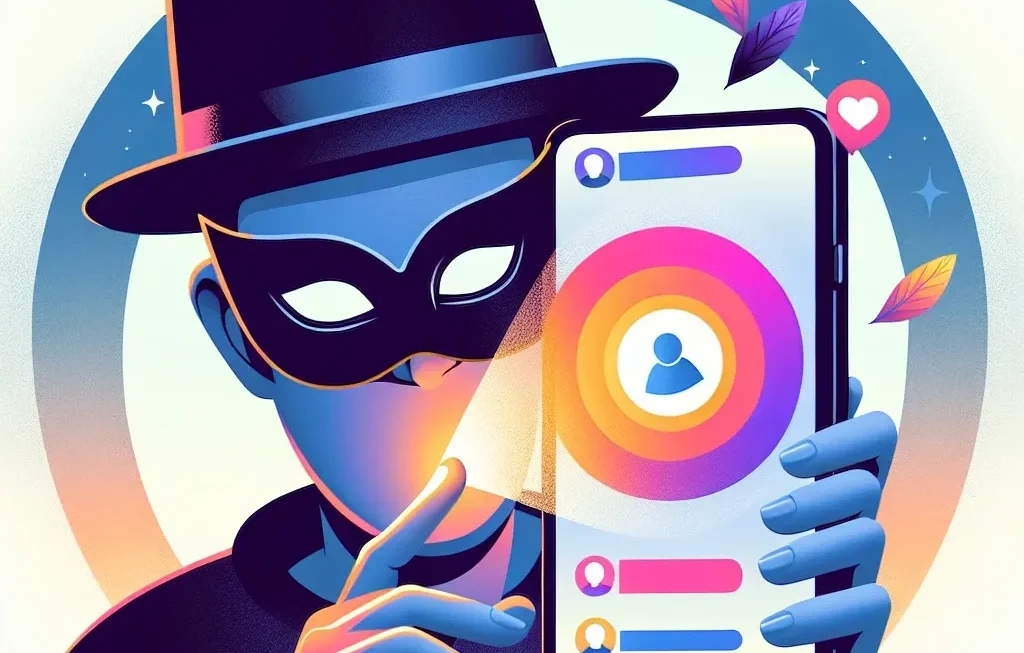 "Ilustrasi aplikasi Instagram dengan fitur Story Viewer untuk melihat story secara anonim, menunjukkan cara penggunaan dan manfaatnya dalam artikel 'Cara Menggunakan Instagram Story Viewer untuk Melihat Story Secara Anonim'."