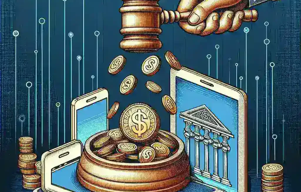 "Ilustrasi kebijakan insentif fiskal pemerintah Indonesia untuk mendukung pertumbuhan ekonomi digital, menampilkan grafik pertumbuhan dan elemen teknologi modern."
