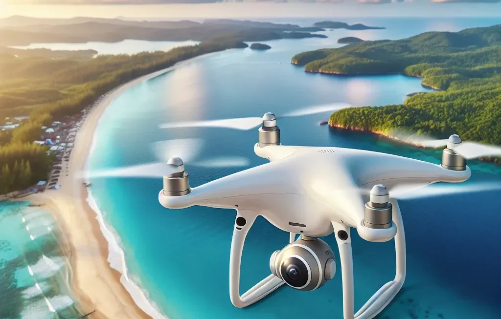 "DJI meluncurkan drone kamera 360 derajat terbaru untuk kebutuhan fotografi dan videografi perjalanan, menampilkan desain modern dan kemampuan pengambilan gambar yang inovatif."